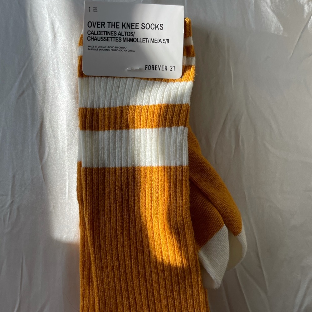 Knee high fall socks